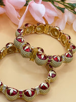 Load image into Gallery viewer, Mahi Openable Gold Plated Kada