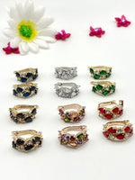 Load image into Gallery viewer, Crystal Cubic Zirconia Earrings