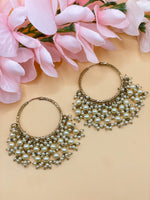 Load image into Gallery viewer, white Walya Earrings