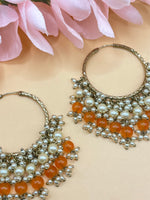Load image into Gallery viewer, peach Walya Earrings