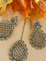 Load image into Gallery viewer, एंटीक गोल्ड प्लेटेड टीका सेट