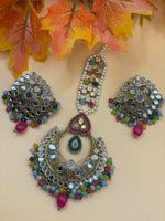 Load image into Gallery viewer, Mirror tika set online from indian