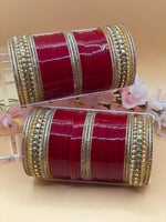 Load image into Gallery viewer, गहरा लाल चूड़ा