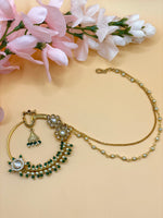 Load image into Gallery viewer, राशिस ब्राइडल नोज़ रिंग (नथ)