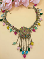 Load image into Gallery viewer, Aisha Polki Juda Pin With Sahara