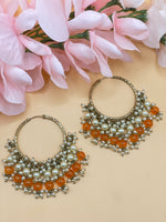 Load image into Gallery viewer, peach Walya Earrings