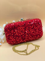 Load image into Gallery viewer, Red clutch