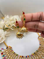 Load image into Gallery viewer, Multi Color Pakistani Choker Set