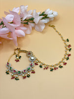 Load image into Gallery viewer, राशिस ब्राइडल नोज़ रिंग (नथ)