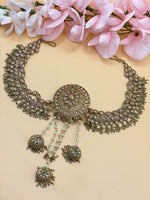 Load image into Gallery viewer, Aisha Polki Juda Pin With Sahara