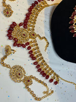 Load image into Gallery viewer, Monisha Maroon Bridal Set