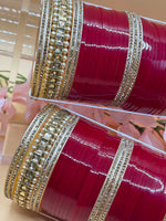 Load image into Gallery viewer, गहरा लाल चूड़ा