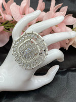 Load image into Gallery viewer, Adjustable Polki Big Size Rings