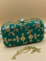 Load image into Gallery viewer, Green clutch