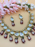 Load image into Gallery viewer, Kavyas Kundan Indian choker set