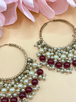 Load image into Gallery viewer, red Walya Earrings