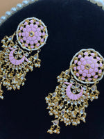 Load image into Gallery viewer, Kundan Big Statement Earring