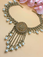 Load image into Gallery viewer, Aisha Polki Juda Pin With Sahara