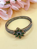 Load image into Gallery viewer, अमेरिकन डायमंड रोज़गोल्ड खुलने योग्य कंगन