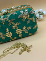 Load image into Gallery viewer, Green clutch