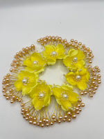 Load image into Gallery viewer, गजरा हेयर फ्लोरल हेयर एक्सेसरीज