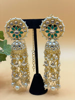 Load image into Gallery viewer, Shina Kundan Oversized Jhumki
