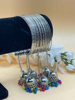 Load image into Gallery viewer, Chavvi Oxidised Openable Bangle