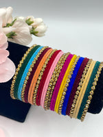 Load image into Gallery viewer, Velvet Metal Bangles