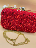 Load image into Gallery viewer, Red clutch