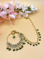 Load image into Gallery viewer, राशिस ब्राइडल नोज़ रिंग (नथ)