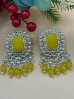 Load image into Gallery viewer, Kundan Meenakari Indian Earrings