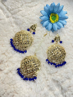 Load image into Gallery viewer, Jadau Pearl Tikka Earring Set - Affinity Giya