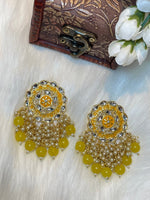 Load image into Gallery viewer, Meenakari Kundan Earrings - Affinity Giya