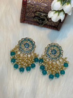 Load image into Gallery viewer, Meenakari Kundan Earrings - Affinity Giya