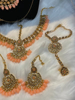 Load image into Gallery viewer, Peach Color Bridal Set - Affinity Giya