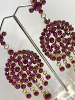 Load image into Gallery viewer, Pink Zircon Crystal Earring - Affinity Giya