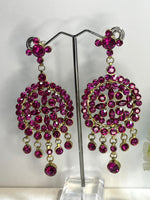 Load image into Gallery viewer, Pink Zircon Crystal Earring - Affinity Giya