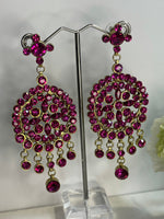 Load image into Gallery viewer, Pink Zircon Crystal Earring - Affinity Giya