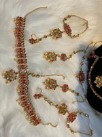 Load image into Gallery viewer, Red Gold Bridal Set - Affinity Giya