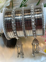 Load image into Gallery viewer, Silver Bangles - Affinity Giya