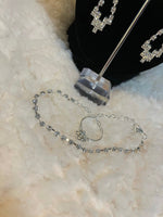 Load image into Gallery viewer, Silver Necklace, bracelet, earring and ring set - Affinity Giya