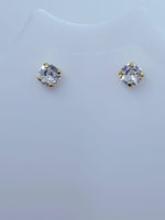 Load image into Gallery viewer, Stunning Cubic Zirconia Earring Studs 18k Gold Plated - Affinity Giya