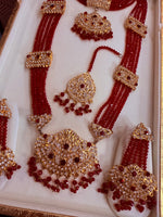 Load image into Gallery viewer, Chandani Red pakistani Bridal Set
