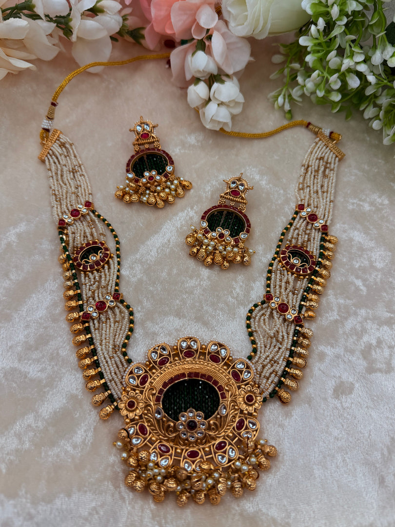 Rajwadi Rajkumari  Necklace (Mala)