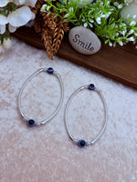 Load image into Gallery viewer, Antique Silver Evil eye Anklet
