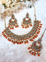 Load image into Gallery viewer, Ishita Polki Indian Choker Set
