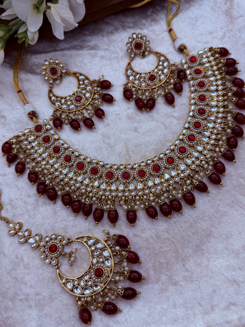 Kundan Monisa Necklace