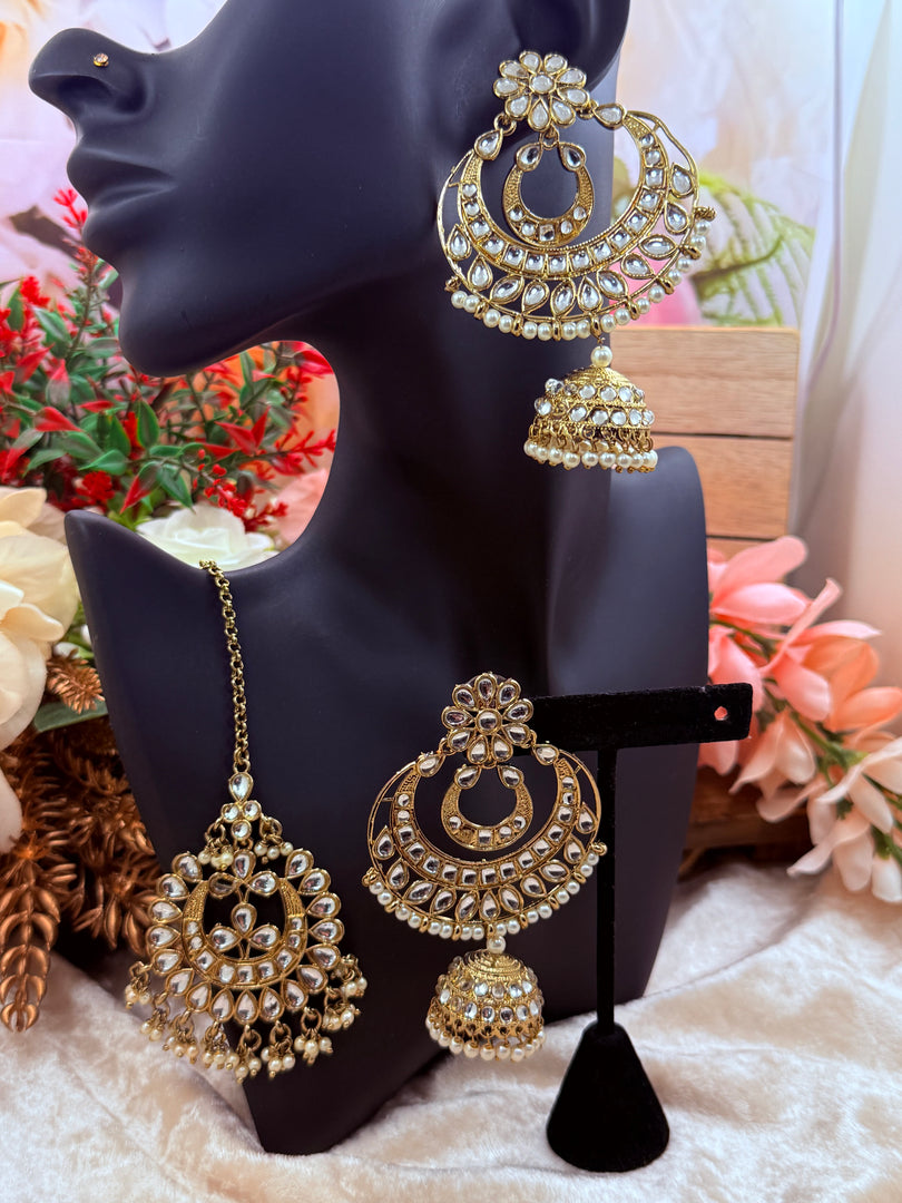 कुन्दन टीका सेट