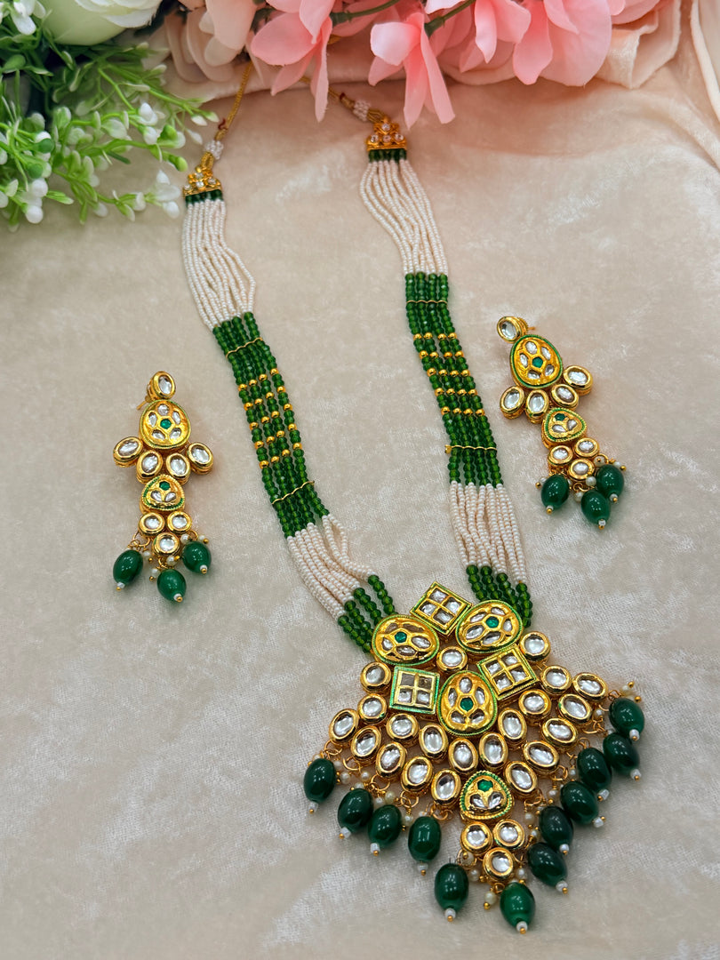 Meenakari Kundan Rajwadi Mala