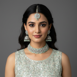 Load image into Gallery viewer, Vidhi Simply Beautiful Polki Choker Set